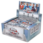 2025-26 TOPPS Chrome UEFA Club Competitions Soccer Cards Jumbo Box