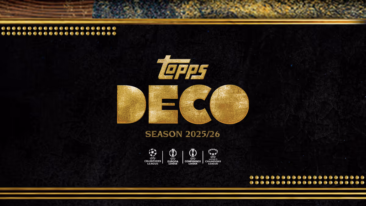 2025-26 TOPPS Deco UEFA Club Competitions Soccer Cards - Header