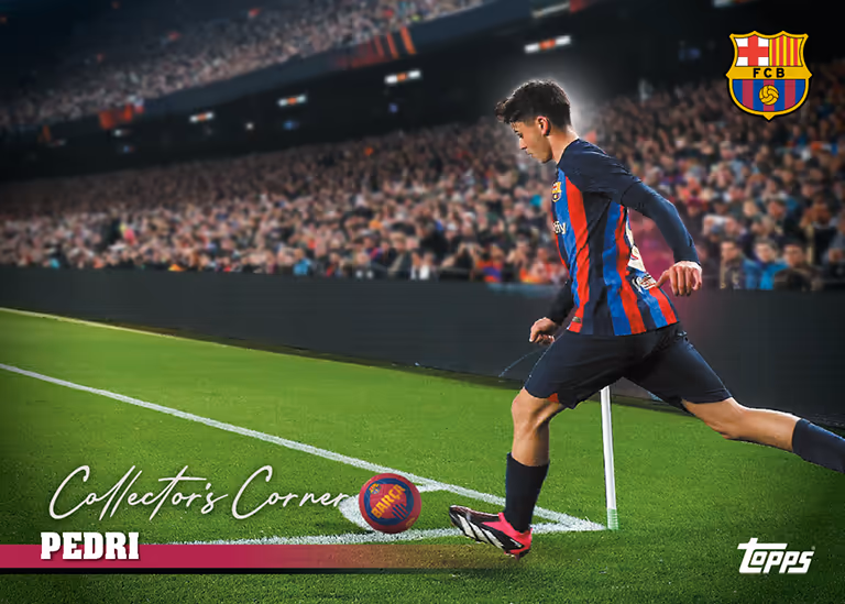 2025-26 TOPPS FC Bayern München Team Set Soccer Cards - Collectors Corner Base Card - Pedri