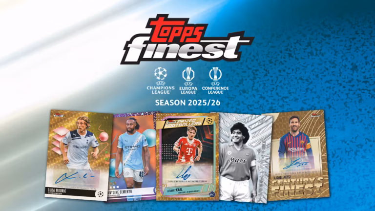 2025-26 TOPPS Finest UEFA Club Competitions Soccer Cards - Header