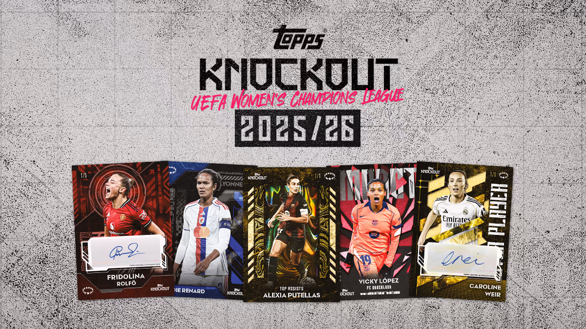 2025-26 TOPPS Knockout UEFA Women's Champions League Soccer Cards - Header