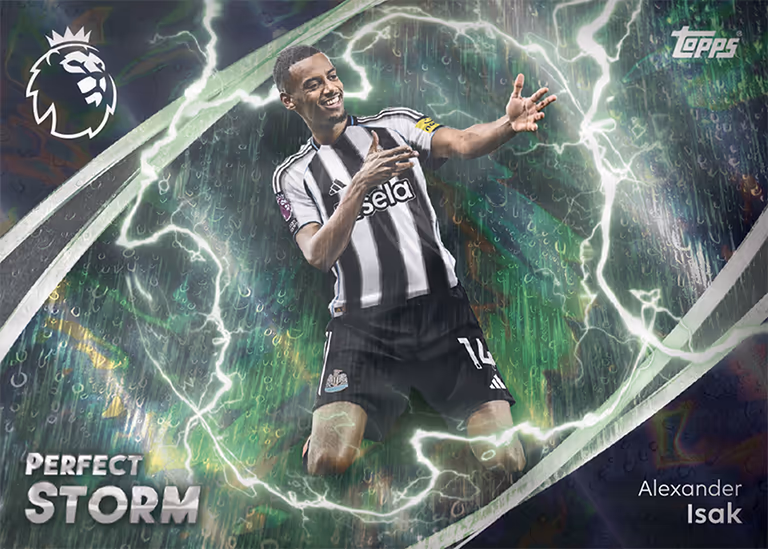 TOPPS Premier League 2026 Premium Trading Cards - Perfect Storm Card - Alexander Isak