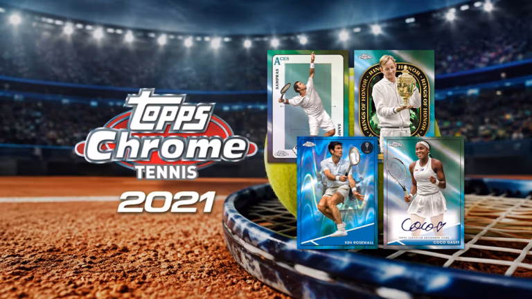 2021 TOPPS Chrome Tennis Cards - Header