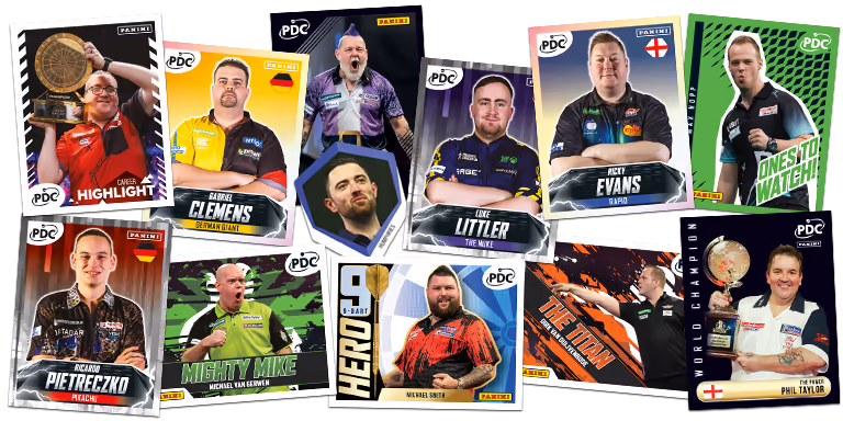 PANINI PDC World Darts Championship 2025/26 Sticker - panini pdc world darts championship 2025 26 preview