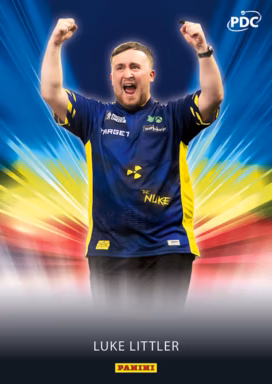 2026 PANINI PDC World Championship Darts Cards - Colorrush Insert Card Black Parallel - Luke Littler
